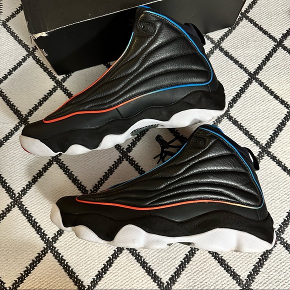 jordan pro strong black orange blue 12 - Picture 13 of 13